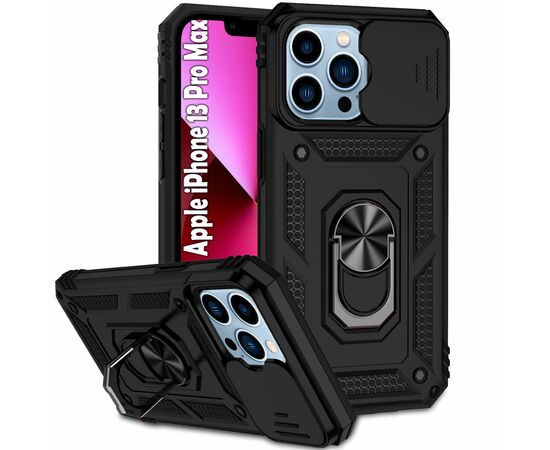 Чохол до моб. телефона BeCover Military Apple iPhone 13 Pro Max Black (707105)