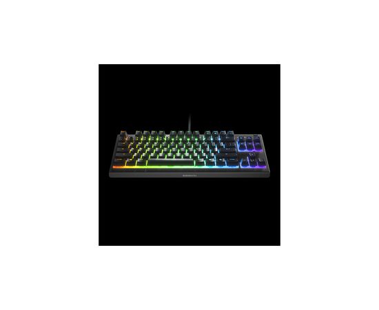 Клавиатура SteelSeries Apex 3 TKL UA USB Black (SS64831), изображение 2 Клавиатура SteelSeries Apex 3 TKL UA USB Black (SS64831), изображение 2