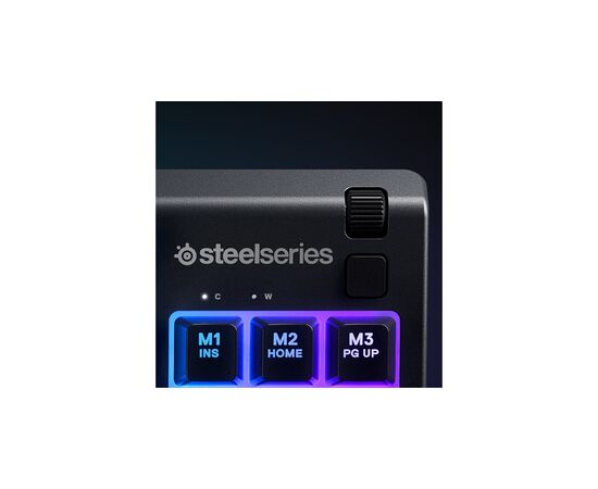 Клавиатура SteelSeries Apex 3 TKL UA USB Black (SS64831), изображение 4 Клавиатура SteelSeries Apex 3 TKL UA USB Black (SS64831), изображение 4