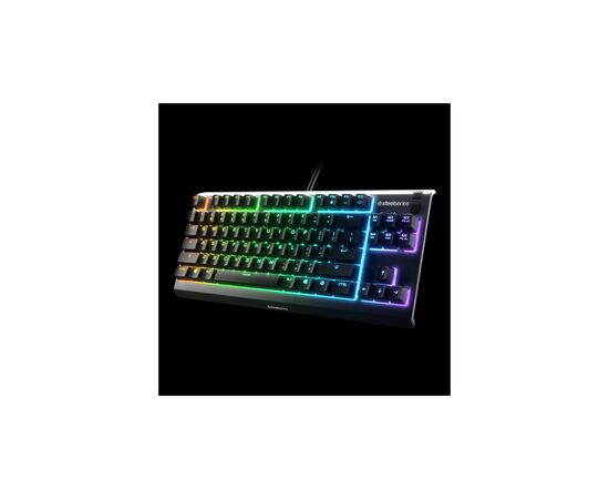 Клавиатура SteelSeries Apex 3 TKL UA USB Black (SS64831)