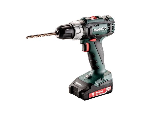 Шуруповерт Metabo BS18L, 18V 2x2Aг, metaBOX (602321500)