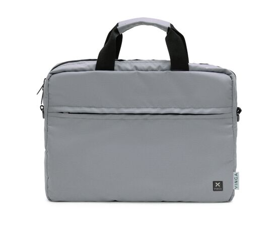 Сумка для ноутбука Vinga 14-15" NB140P gray (NB140PG), изображение 2 Сумка для ноутбука Vinga 14-15" NB140P gray (NB140PG), изображение 2