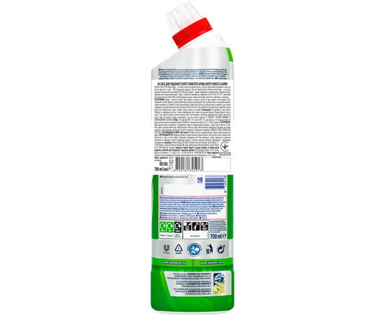 Средство для чистки унитаза Domestos Aroma Power Свежесть лайма 700 мл (8720182273383/8720181345913), изображение 2 Средство для чистки унитаза Domestos Aroma Power Свежесть лайма 700 мл (8720182273383/8720181345913), изображение 2
