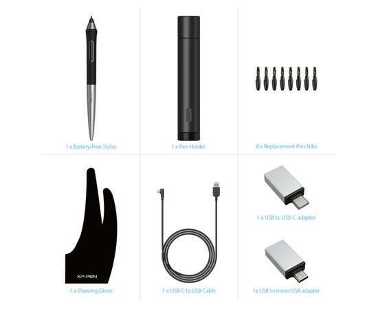 Графический планшет XP-Pen Deco Pro Black (Deco Pro M), изображение 10 Графический планшет XP-Pen Deco Pro Black (Deco Pro M), изображение 10