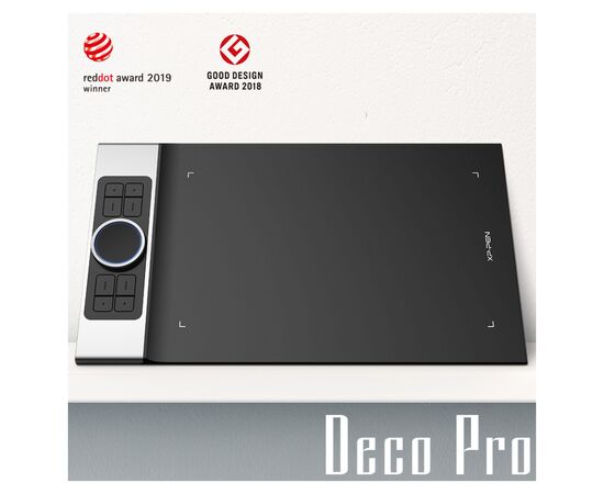 Графический планшет XP-Pen Deco Pro Black (Deco Pro M), изображение 5 Графический планшет XP-Pen Deco Pro Black (Deco Pro M), изображение 5