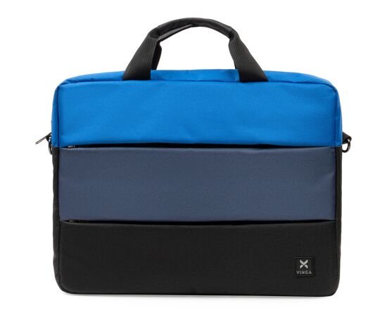 Сумка для ноутбука Vinga 15.6" NB112 black/blue (NB112BB), изображение 2 Сумка для ноутбука Vinga 15.6" NB112 black/blue (NB112BB), изображение 2