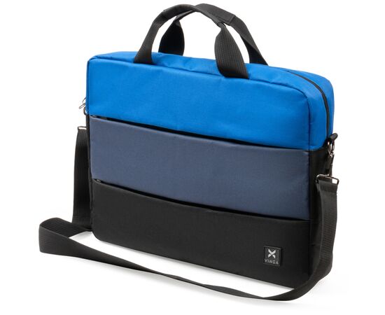 Сумка для ноутбука Vinga 15.6" NB112 black/blue (NB112BB)