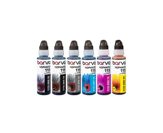 Чорнило Barva Epson 115 SET 6x100 мл, OneKey (E115-1K-MP)