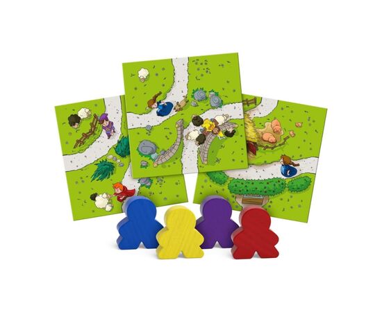 Настольная игра Feelindigo Каркассон для детей (Carcassonne Junior) украинский (FI22046), изображение 3 Настольная игра Feelindigo Каркассон для детей (Carcassonne Junior) украинский (FI22046), изображение 3