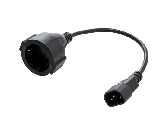 Кабель питания C14 M to Schuko F 0.75mm2 Copper Vinga (VPCC14S75C), изображение 2 Кабель питания C14 M to Schuko F 0.75mm2 Copper Vinga (VPCC14S75C), изображение 2