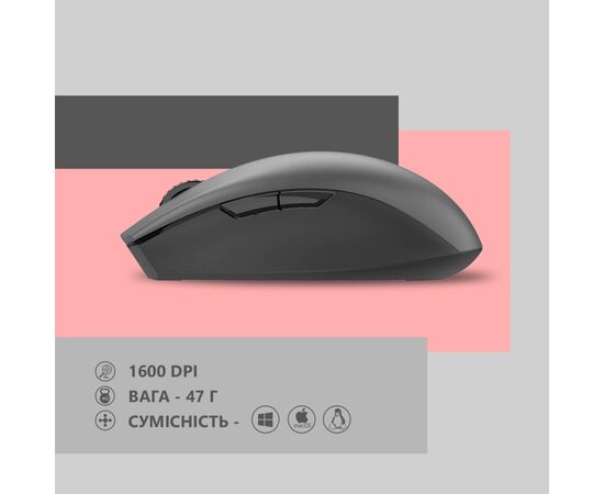 Мышка 2E MF2030 Rechargeable Wireless Grey (2E-MF2030WG), изображение 6 Мышка 2E MF2030 Rechargeable Wireless Grey (2E-MF2030WG), изображение 6