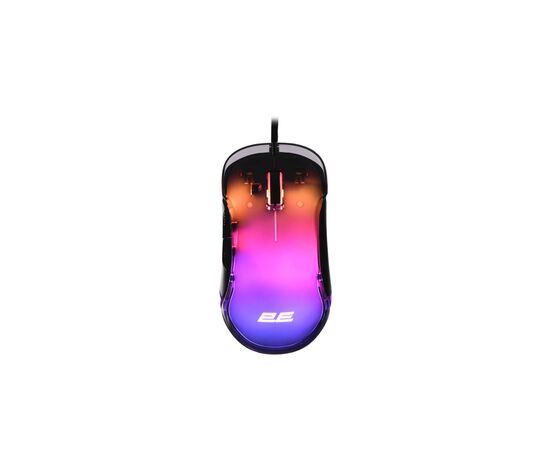 Мышка 2E MG345 RGB USB Transparent (2E-MG345TR)