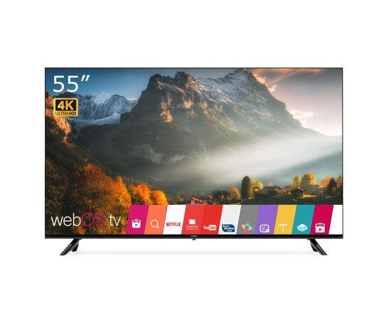 Телевизор Vinga S55UHD25BWEB