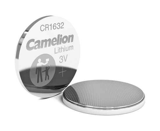 Батарейка Camelion CR 1632 Lithium * 1 (CR1632-BP5), изображение 2 Батарейка Camelion CR 1632 Lithium * 1 (CR1632-BP5), изображение 2