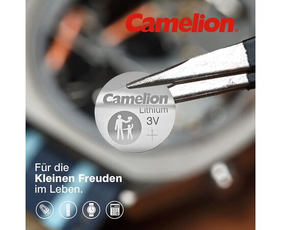 Батарейка Camelion CR 1632 Lithium * 1 (CR1632-BP5), изображение 4 Батарейка Camelion CR 1632 Lithium * 1 (CR1632-BP5), изображение 4