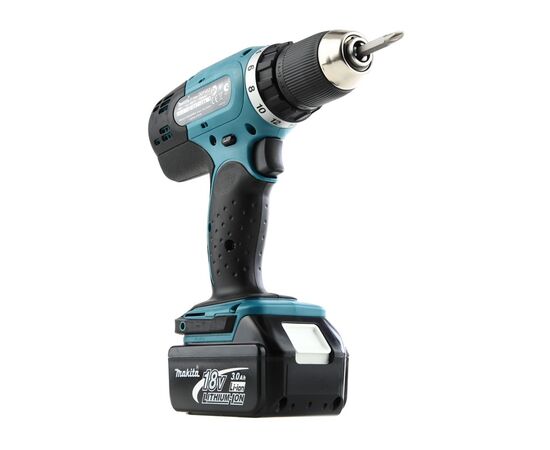 Шуруповерт Makita DDF453RFE 2x3Ah, кейс, ЗУ (DDF453RFE), изображение 4 Шуруповерт Makita DDF453RFE 2x3Ah, кейс, ЗУ (DDF453RFE), изображение 4