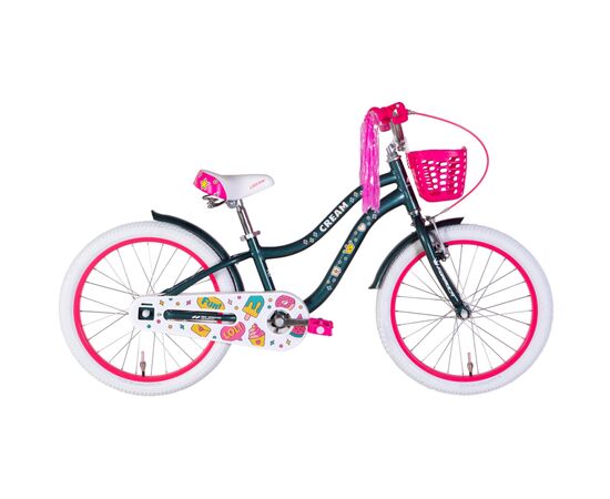 Велосипед Formula 20" Cream рама-10" 2022 Green/Pink (OPS-FRK-20-170)
