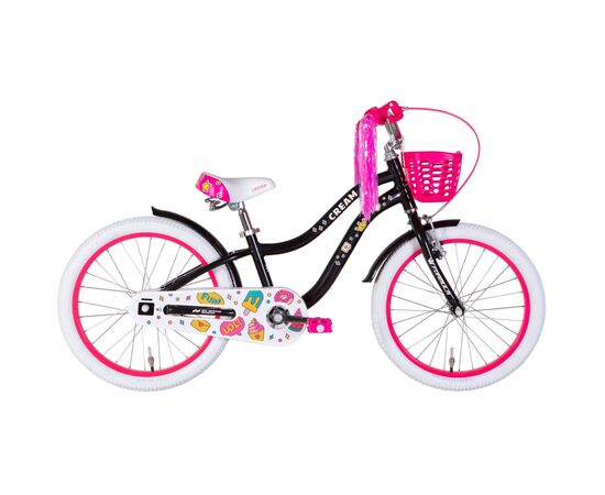 Велосипед Formula 20" Cream рама-10" 2022 Black/Pink (OPS-FRK-20-171)