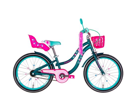 Велосипед Formula 20" Flower Premium рама-10" 2022 Green (OPS-FRK-20-175)
