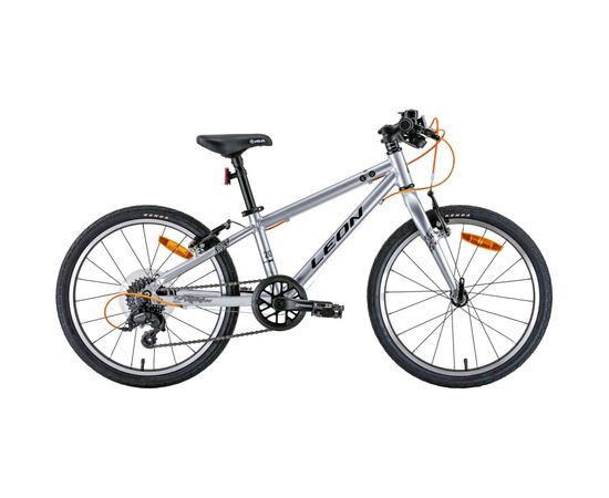 Велосипед Leon 20" GO 7 speed Vbr рама-10" 2022 Grey (OPS-LN-20-001)