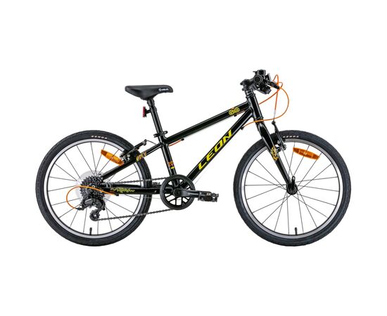 Велосипед Leon 20" GO 7 speed Vbr рама-10" 2022 Black (OPS-LN-20-002)