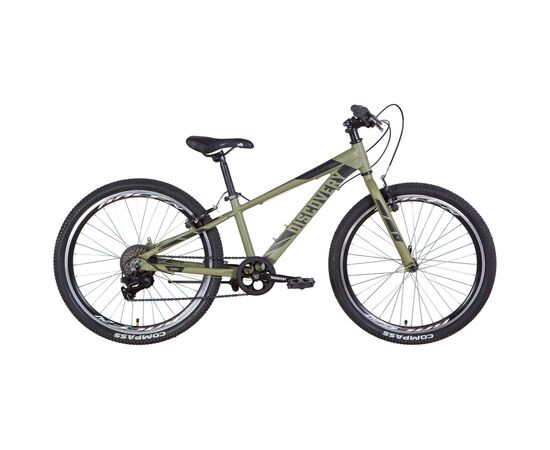 Велосипед Discovery 24" Qube Vbr рама-11,5" 2022 Khaki (OPS-DIS-24-306)