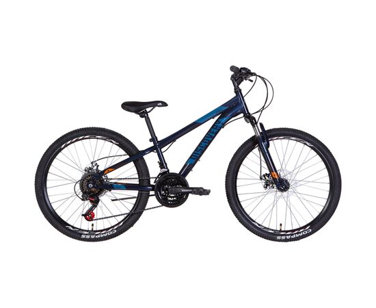 Велосипед Discovery 24" Rider AM DD рама-11,5" 2022 Blue/Orange (OPS-DIS-24-312)