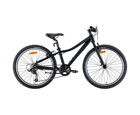 Велосипед Leon 24" Junior Vbr рама-12" 2022 Black/Khaki (OPS-LN-24-088)