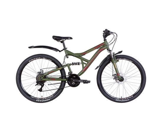 Велосипед Discovery 26" Canyon AM2 DD рама-17,5" 2022 Khaki (OPS-DIS-26-445)