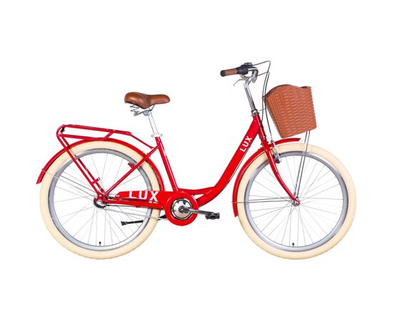 Велосипед Дорожник 26" LUX Planet рама-17" 2022 Red (OPS-D-26-214)
