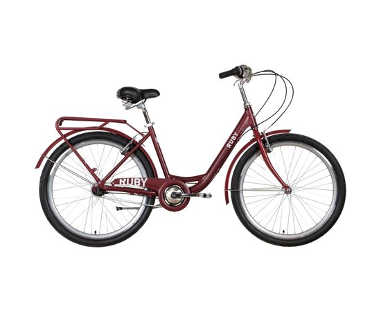 Велосипед Дорожник 26" Ruby Planet рама-17" 2022 Dark Red (OPS-D-26-225)