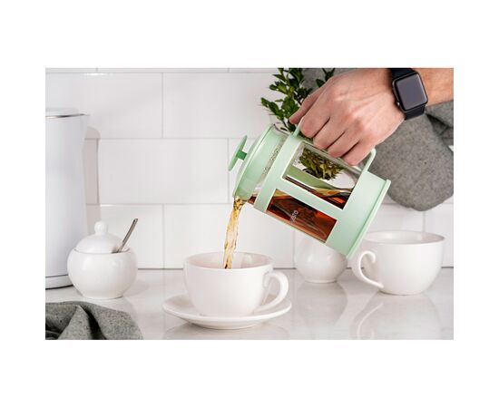 Френч-пресс Ardesto Fresh 800 мл Light Green (AR1008LGB), изображение 8 Френч-пресс Ardesto Fresh 800 мл Light Green (AR1008LGB), изображение 8