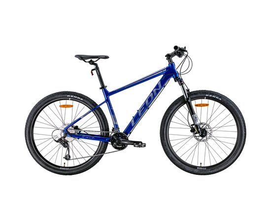 Велосипед Leon 27.5" XC-70 AM Hydraulic Lock Out HDD рама-18" 2022 Blue/Grey (OPS-LN-27.5-134)