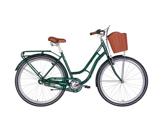 Велосипед Дорожник 28" Coral Planet рама-19" 2022 Dark Green (OPS-D-28-304)