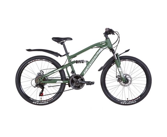 Велосипед Formula 24" Blaze AM2 DD рама-14" 2022 Dark Green (OPS-FR-24-331)