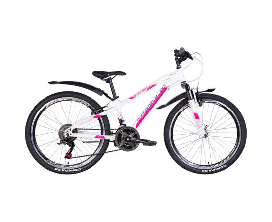 Велосипед Formula 24" Forest AM Vbr рама-12,5" 2022 White/Pink (OPS-FR-24-340)