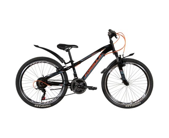 Велосипед Formula 24" Forest AM Vbr рама-12,5" 2022 Black/Orange (OPS-FR-24-337)