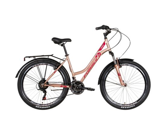 Велосипед Formula 26" Omega AM Vbr рама-18" 2022 Pink Gold (OPS-FR-26-683)