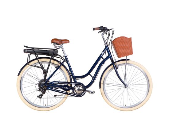 Электровелосипед Дорожник 28" Coral 2022 Dark Blue (ELB-D-28-035)