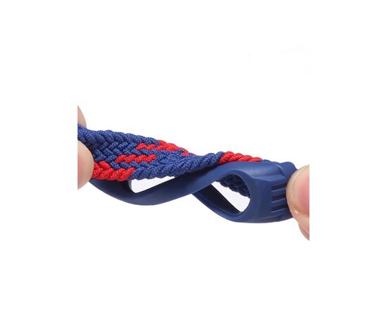 Ремешок для фитнес браслета BeCover Elastic Nylon Style для Xiaomi Mi Smart Band 5/6 (Size S) Deep Blue (706138), изображение 3 Ремешок для фитнес браслета BeCover Elastic Nylon Style для Xiaomi Mi Smart Band 5/6 (Size S) Deep Blue (706138), изображение 3