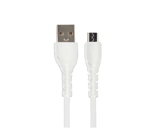 Дата кабель USB 2.0 AM to Micro 5P 3A white Proda (PD-B47m-WHT)