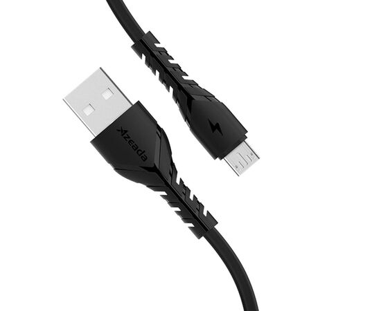 Дата кабель USB 2.0 AM to Micro 5P 3A black Proda (PD-B47m-BK)