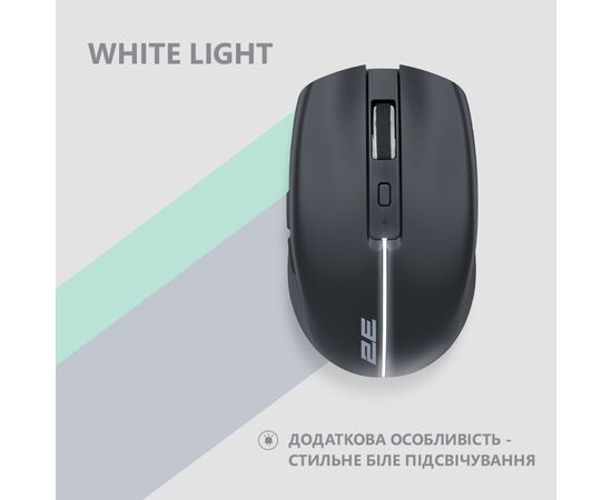 Мышка 2E MF270 Silent Rechargeable Wireless Black (2E-MF270WBK), изображение 3 Мышка 2E MF270 Silent Rechargeable Wireless Black (2E-MF270WBK), изображение 3