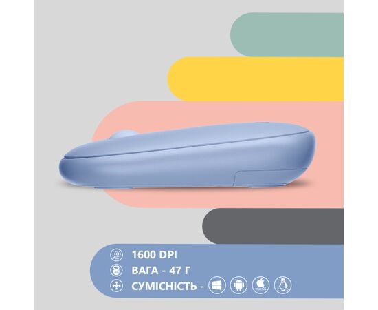 Мышка 2E MF300 Silent Wireless/Bluetooth Stone Blue (2E-MF300WBL), изображение 6 Мышка 2E MF300 Silent Wireless/Bluetooth Stone Blue (2E-MF300WBL), изображение 6