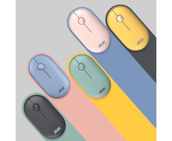 Мышка 2E MF300 Silent Wireless/Bluetooth Stone Blue (2E-MF300WBL), изображение 8 Мышка 2E MF300 Silent Wireless/Bluetooth Stone Blue (2E-MF300WBL), изображение 8