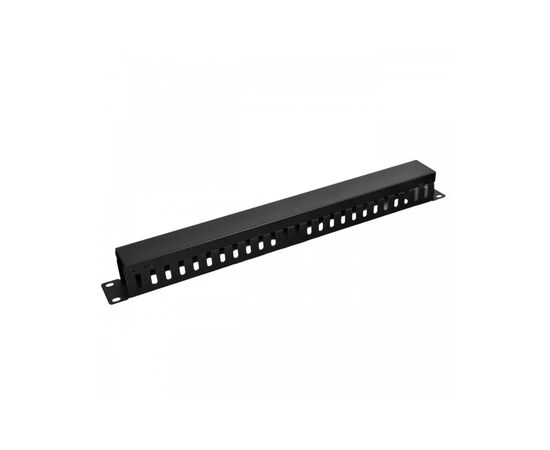 Кабельный организатор 19" 1U перфорированный, 60мм Kingda (KD-CM-11)