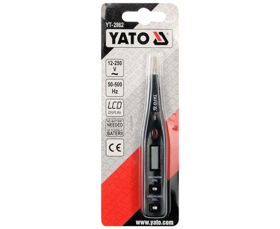 Отвертка Yato YT-2862 с тестером напряжения (YT-2862), изображение 2 Отвертка Yato YT-2862 с тестером напряжения (YT-2862), изображение 2