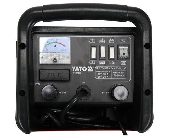 Пуско зарядний пристрій Yato YT-83060, зображення 2 Пуско зарядний пристрій Yato YT-83060, зображення 2
