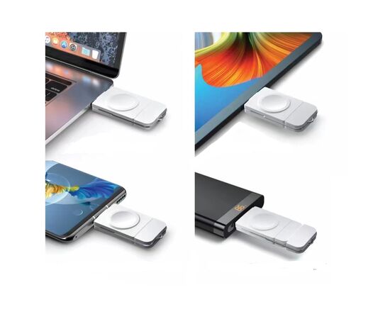 Зарядное устройство XoKo 2in1 USB-A/C APWC-001 for apple watch charger (XK-APWC-001-WH), изображение 5