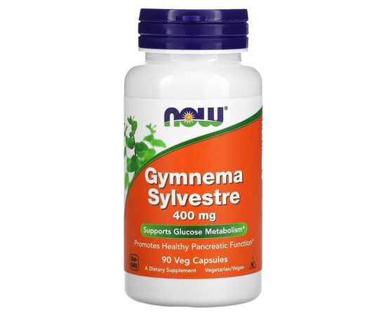Витаминно-минеральный комплекс Now Foods Джимнема Сильвестра, 400 мг, Gymnema Sylvestre, 90 вегетарианских (NOW-04707)